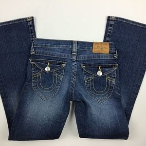 True Religion BILLY Jeans Girls Size 12 Flap (o)^